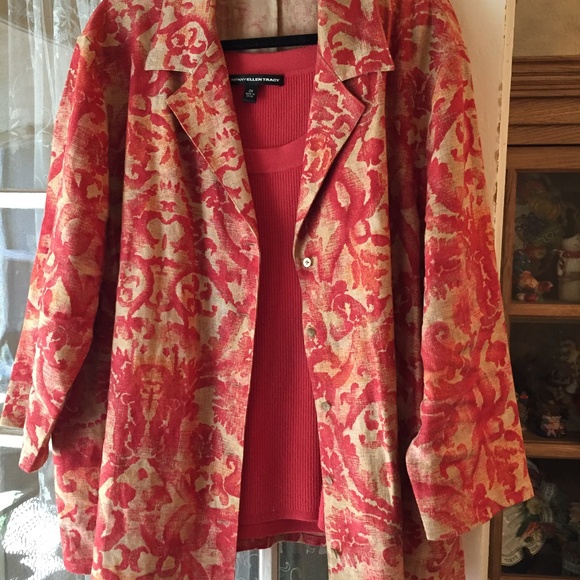 Company Ellen Tracy Linen Jacket - Picture 4 of 4